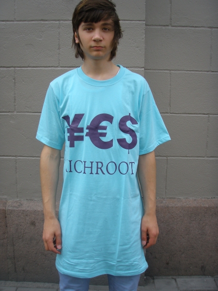Rich root tall tees (Yes I Can) sky blue tee