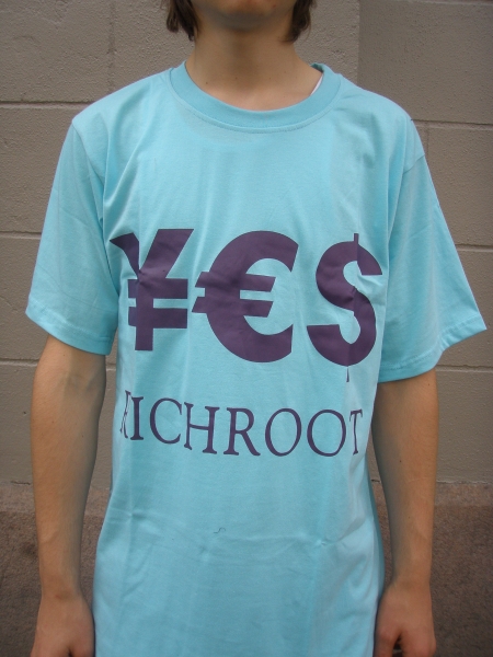 Rich root tall tees (Yes I Can) sky blue tee