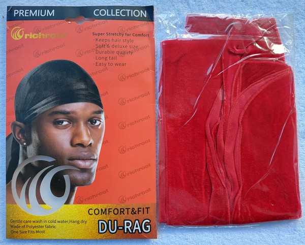 Rød Velvet Durag