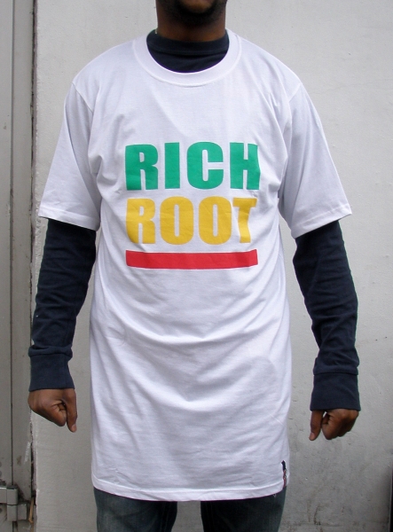 RR 3 STRIPE HVIT TALL TEES