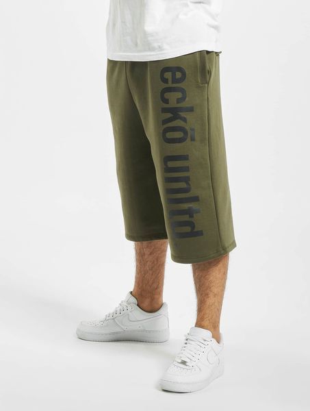 ECKO UNLTD 2 FACE SHORTS OLIVE