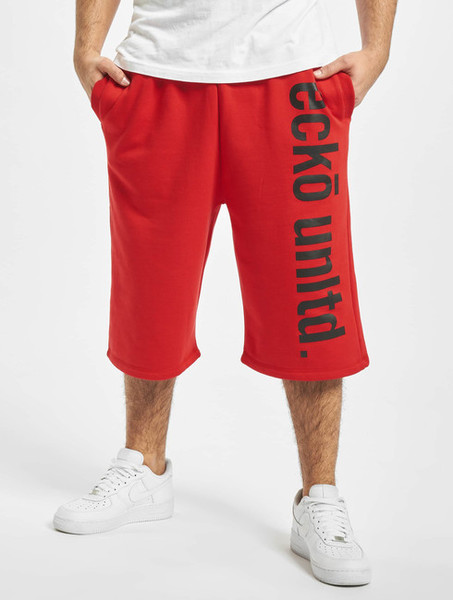 ECKO UNLTD 2 FACE SHORTS RED