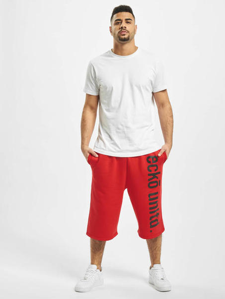 ECKO UNLTD 2 FACE SHORTS RED