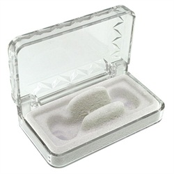 Grillz - Silver Plated - Large Top Only - 3 Row Iced Bling Mouth Hip Hop Teeth