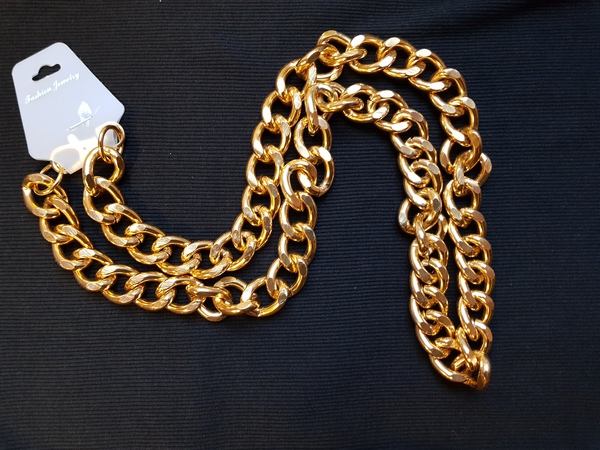 Gul Big Boy Bling Bling Kjede